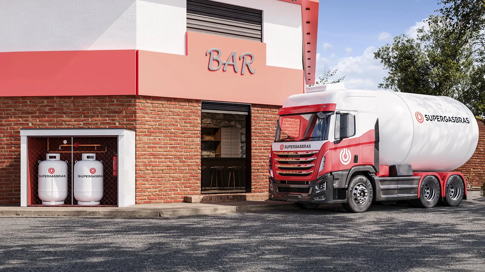 Solução Supergasbras para estabelecimentos comerciais
